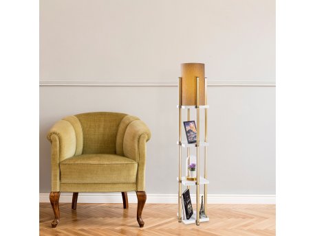 OPVIQ Podna lampa 7120 White Gold