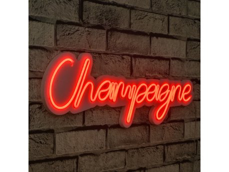 WALLXPERT Zidna LED dekoracija Champagne Red