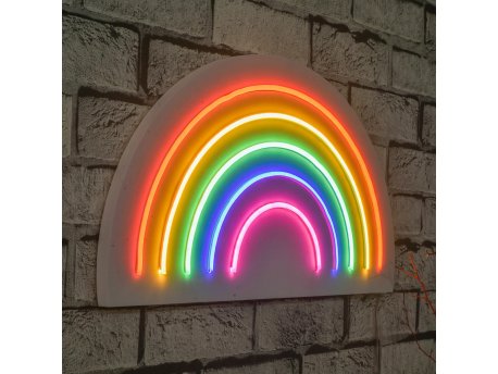 WALLXPERT Zidna LED dekoracija Rainbow Multicolor