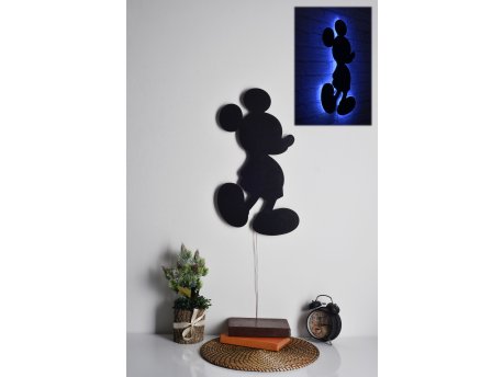 WALLXPERT Zidna LED dekoracija Mickey Mouse Blue