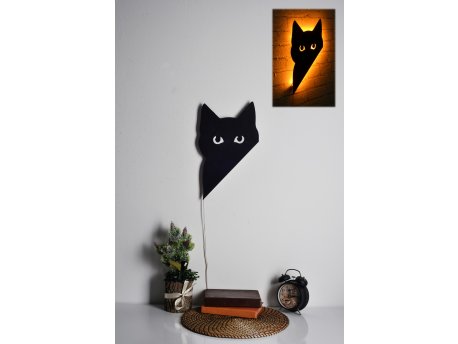 WALLXPERT Zidna LED dekoracija Cat 2 Yellow