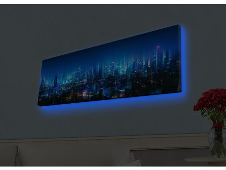 WALLXPERT Slika na platnu sa LED osvetljenjem 3090HDACT 002