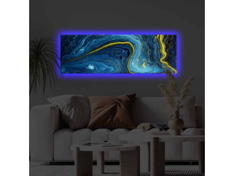 WALLXPERT Slika na platnu sa LED osvetljenjem 3090KTLGDACT 001