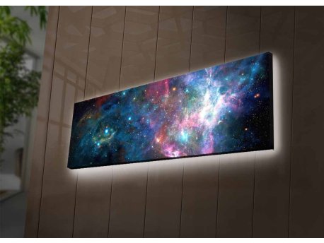 WALLXPERT Slika na platnu sa LED osvetljenjem 3090NASA 005