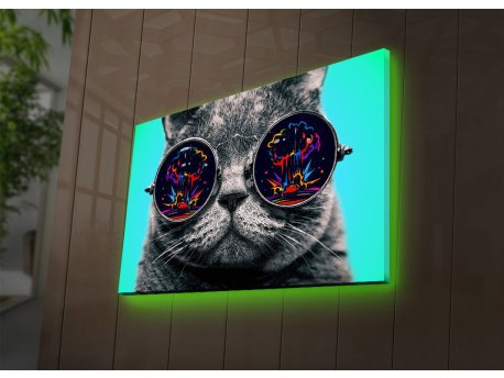 WALLXPERT Slika na platnu sa LED osvetljenjem 4570DACT 61