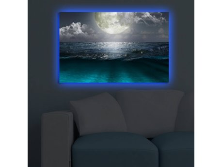 WALLXPERT Slika na platnu sa LED osvetljenjem 4570DACT 31