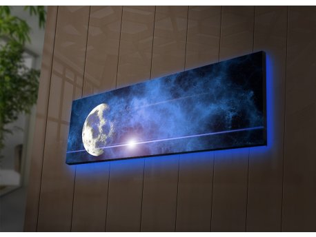 WALLXPERT Slika na platnu sa LED osvetljenjem 3090DACT 54