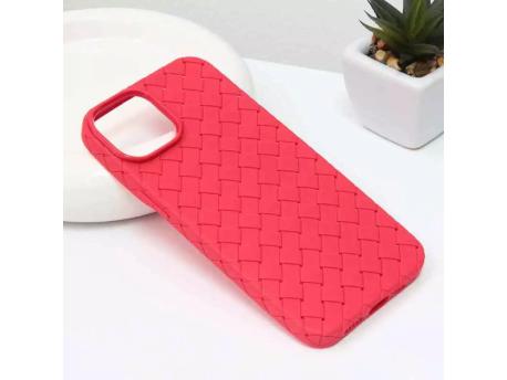 TERACELL Maska Weave za iPhone 14 6.1 Crvena