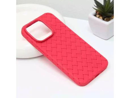 TERACELL Maska Weave za iPhone 14 Pro Crvena