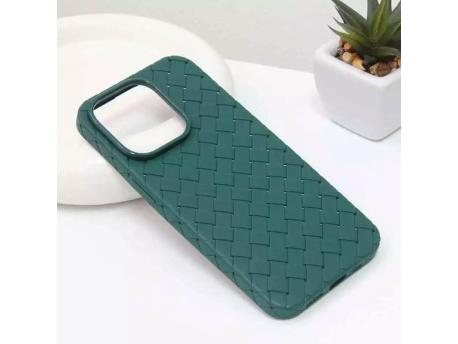 TERACELL Maska Weave za iPhone 14 Pro zelena