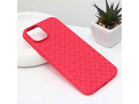 TERACELL Maska Weave za iPhone 14 Plus 6.7 crvena
