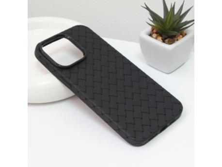TERACELL Maska Weave za iPhone 14 Pro Max 6.7 crna