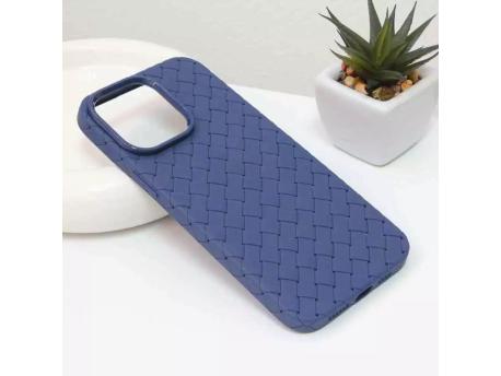 TERACELL Maska Weave za iPhone 14 Pro Max 6.7 plava