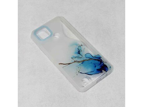 TERACELL Maska Water Spark za Realme C21 tamno plava