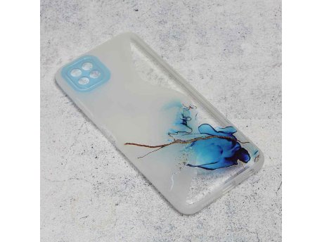 TERACELL Maska Water Spark za Samsung A22 5G tamno plava