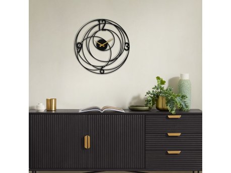 WALLXPERT Zidni sat Big Bang Metal Wall Clock APS027
