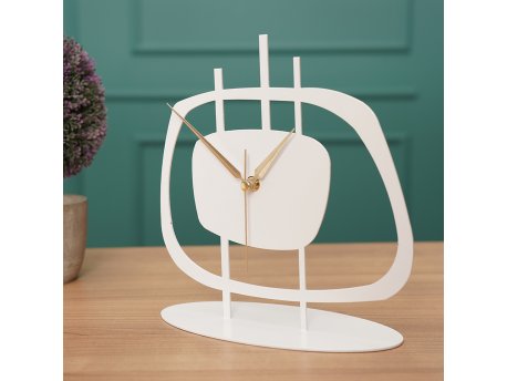 WALLXPERT Stoni sat Pietra White