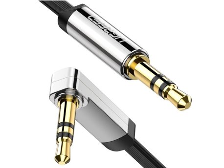 UGREEN Aux flat kabl 3.5mm ugaoni 1m AV119