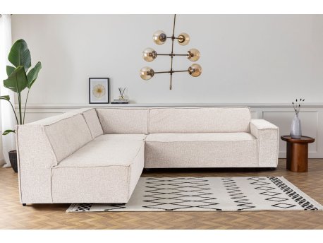 Atelier del Sofa Ugaona garnitura Puzzle Corner (O2 C R2) Light Brown