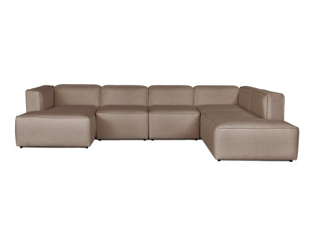 Atelier del Sofa Ugaona garnitura More Pars (M5 M1 M1 M2 M3) Cappucino