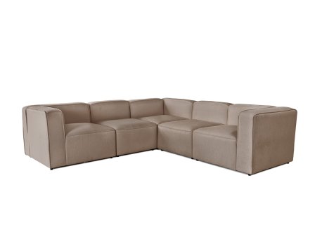 Atelier del Sofa Ugaona garnitura More Pars (M2 M1 M2 M1 M2) Cappucino