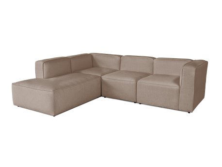 Atelier del Sofa Ugaona garnitura More Pars (M4 M2 M1 M2) Cappucino