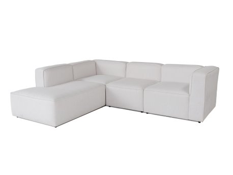 Atelier del Sofa Ugaona garnitura More Pars (M4 M2 M1 M2) White