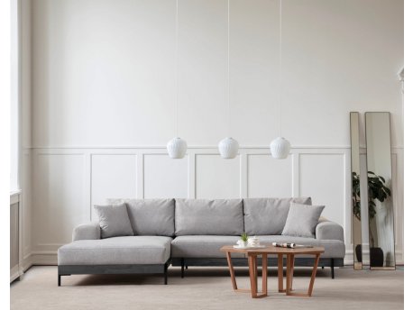 Atelier del Sofa Ugaona garnitura Eti Black Left Grey