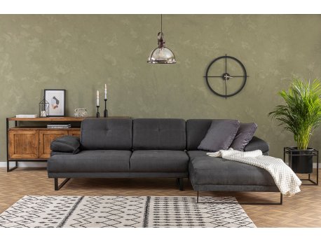 Atelier del Sofa Ugaona garnitura Mustang Small Right Anthracite