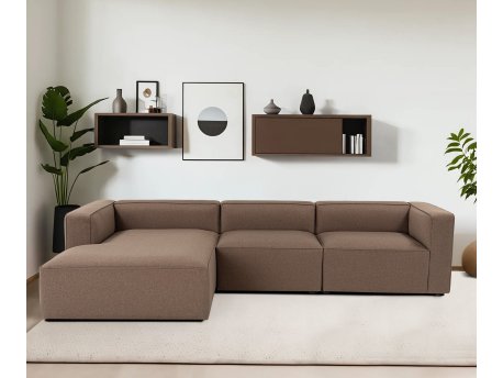 Atelier del Sofa Ugaona garnitura Mora XL (ChlLeft O1 1R) Brown