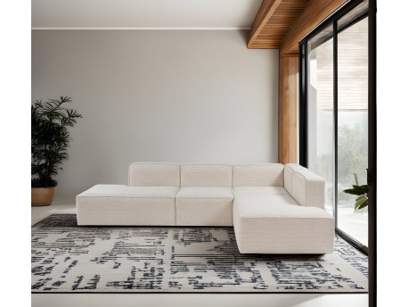 Atelier del Sofa Ugaona garnitura More B (M4 M2 M1 M3) White