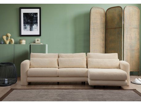 Atelier del Sofa Ugaona garnitura Lily Corner Right Beige