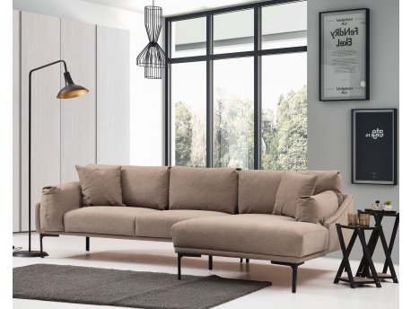 Atelier del Sofa Ugaona garnitura Leo Corner Right Mocha