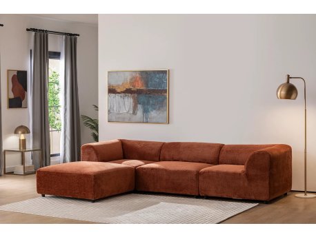 Atelier del Sofa Ugaona garnitura Alpha Left Tile Red