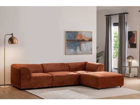 Atelier del Sofa Ugaona garnitura Alpha Right Tile Red
