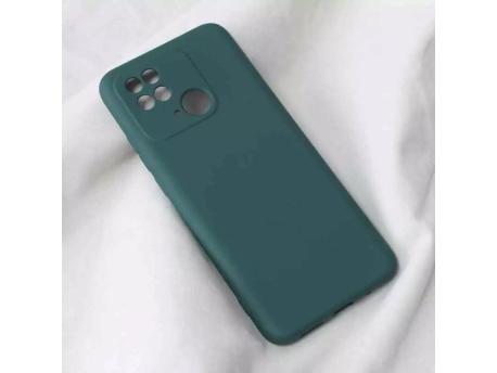 TERACELL Maska Soft Velvet za Xiaomi Redmi 10C tamno zelena