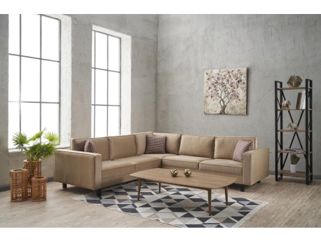 Atelier del Sofa Ugaona garnitura Kale Velvet Cream
