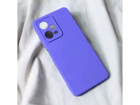 TERACELL Maska Soft Velvet za Xiaomi Redmi Note 12 Pro 5G EU ljubičasta