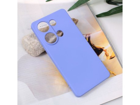TERACELL Maska Soft Velvet za Xiaomi Redmi Note 13 Pro 4G (EU) ljubičasta