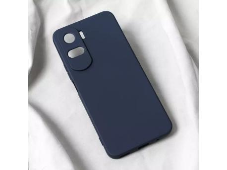 TERACELL Maska Soft Velvet za Honor 90 Lite tamno plava
