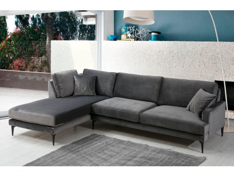Atelier del Sofa Ugaona garnitura Papira Corner Left (Chl+3R) Anthracite