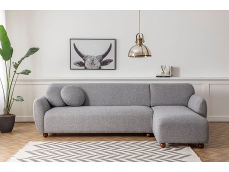Atelier del Sofa Ugaona garnitura Eddy Corner (L3 CHL) Light Grey