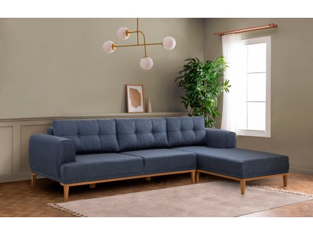 Atelier del Sofa Ugaona garnitura Vina Corner Dark Blue Atlantic Pine