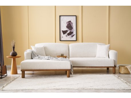 Atelier del Sofa Ugaona garnitura Rens Left Cream