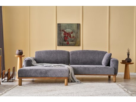 Atelier del Sofa Ugaona garnitura Rens Left Grey