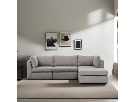 Atelier del Sofa Ugaona garnitura Mottona Corner Sofa Light Grey