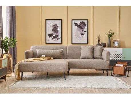 Atelier del Sofa Ugaona garnitura Revos Left Brown