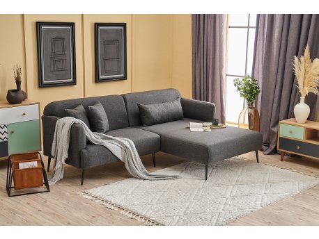 Atelier del Sofa Ugaona garnitura Revos Right Anthracite