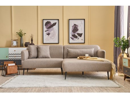 Atelier del Sofa Ugaona garnitura Revos Right Brown