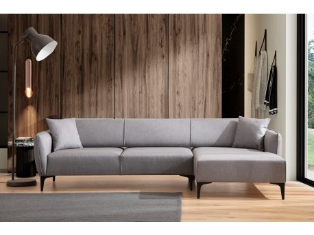 Atelier del Sofa Ugaona garnitura Belissimo Right Grey